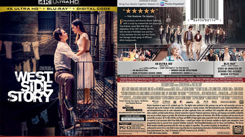 Spielberg’s highly praised “West Side Story” arrives on 4K Ultra HD – March 15