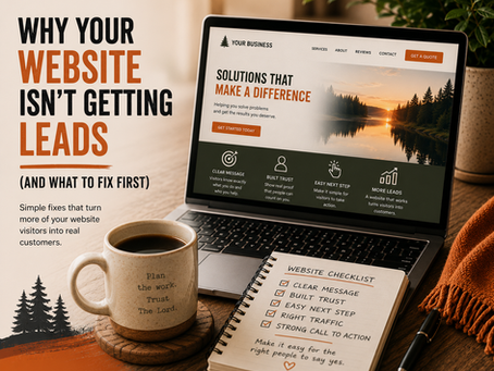 Why Your Website Isn't Getting Leads