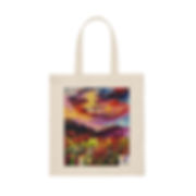 Daniel Wall Art Beautiful Tulips Flowers Beautiful Land Canvas Tote Bag