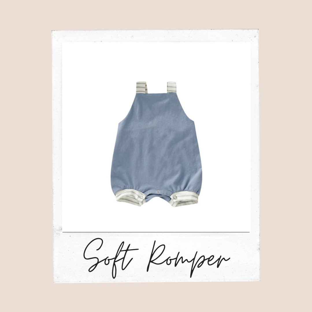 Blue Soft Romper