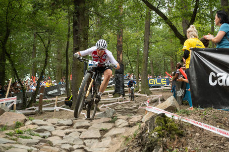 Sturz an der Europameisterschaft in Brno, Tschechien