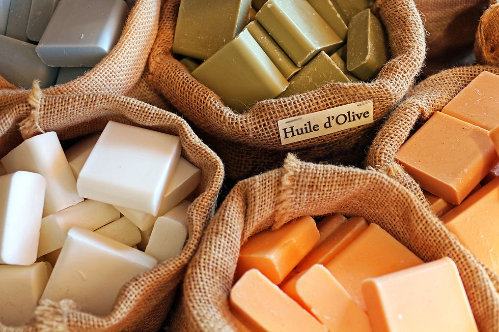 Assorted Soap Display