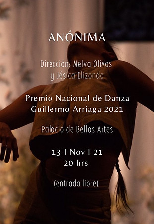 ANÓNIMA de Melva Olivas y Jésica Elizondo Fotografía Carlos Alvar
