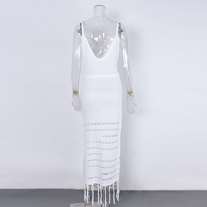 Thumbnail: Waist Beach Sundress White