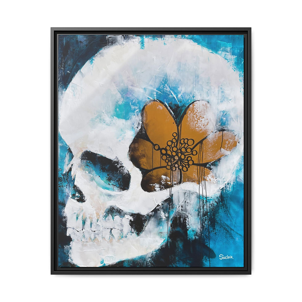Skull Canvas Two