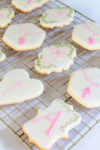First Holy Communion Sugar Cookies w. Icing