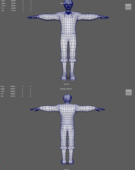 Wireframe of Diego