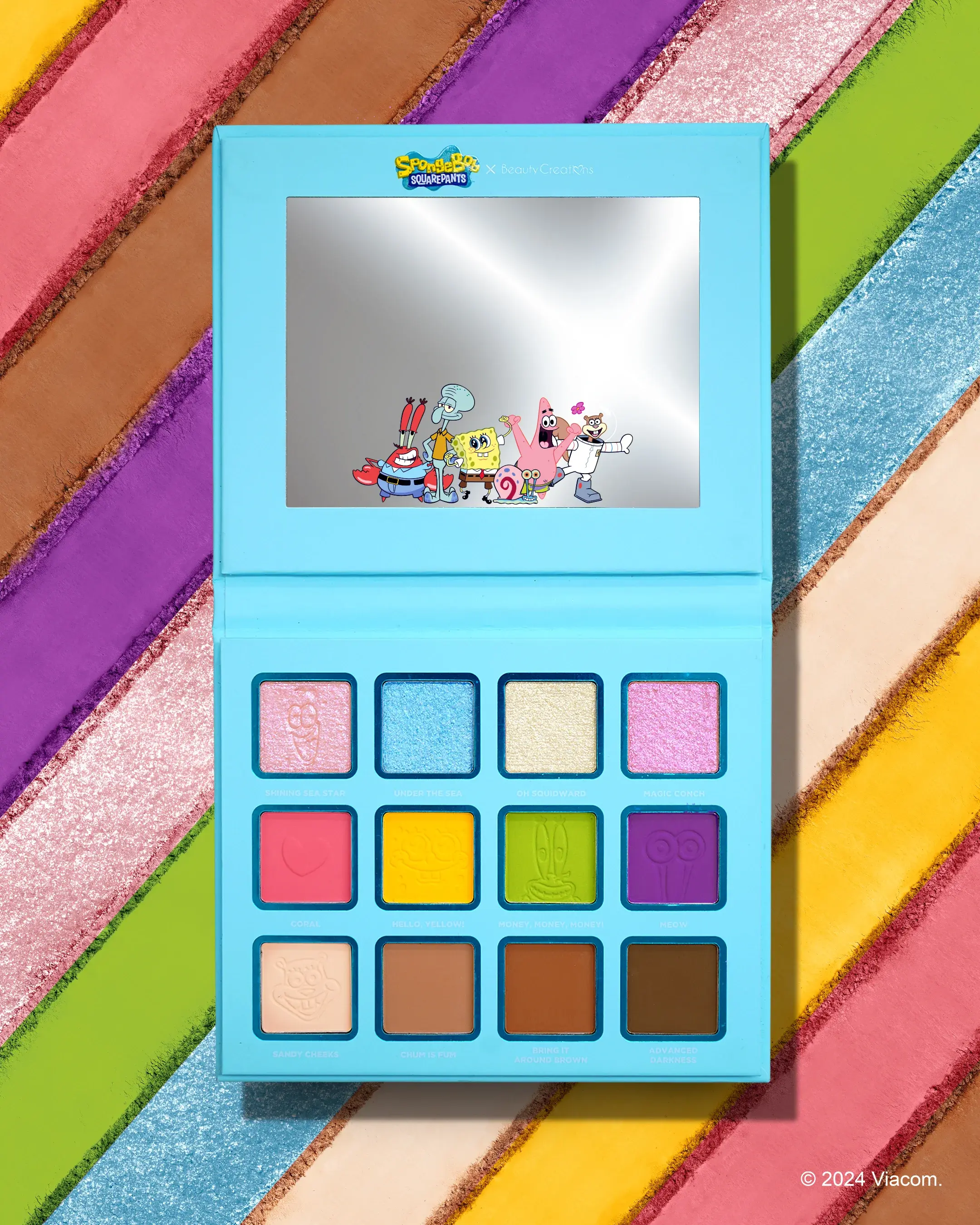 Spongebob X Beauty Creations - Paleta De Sombras - Bikini Bottom
