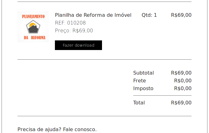 Como baixar sua planilha ideal
