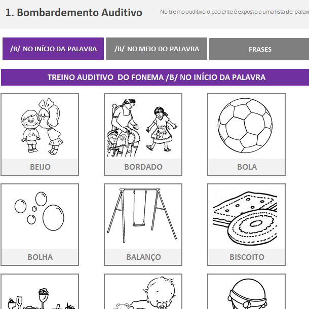 Thumbnail: Fonoaudiologia - Treino do Fonema B