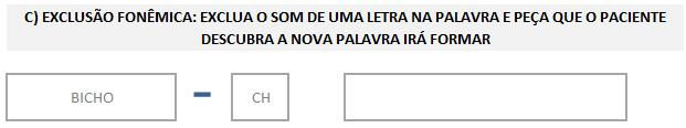 Fonoaudiologia treino do fonema CH