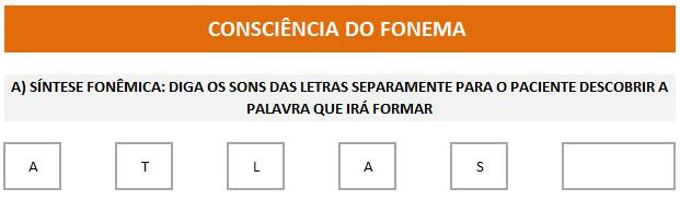 Fonoaudiologia treino do Encontro Consonantal L