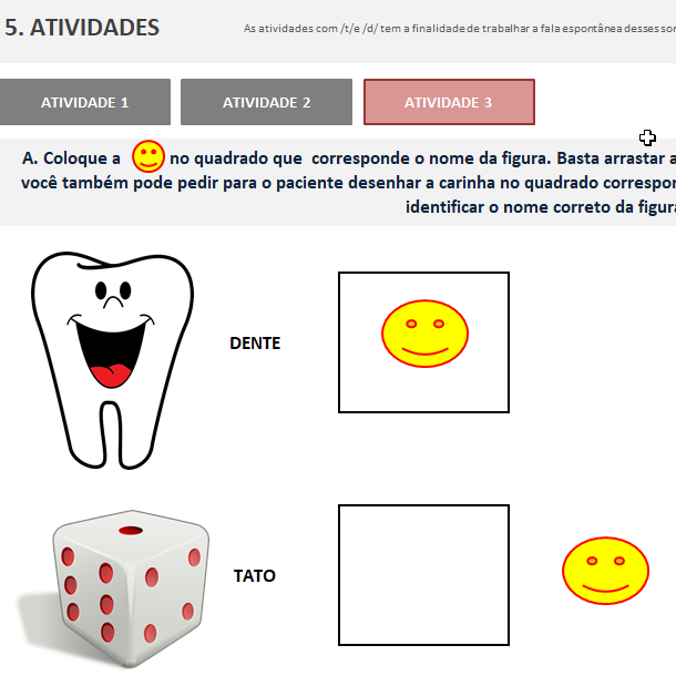 Thumbnail: Planilha de fonoaudiologia - treino do fonema /t/ e /d/