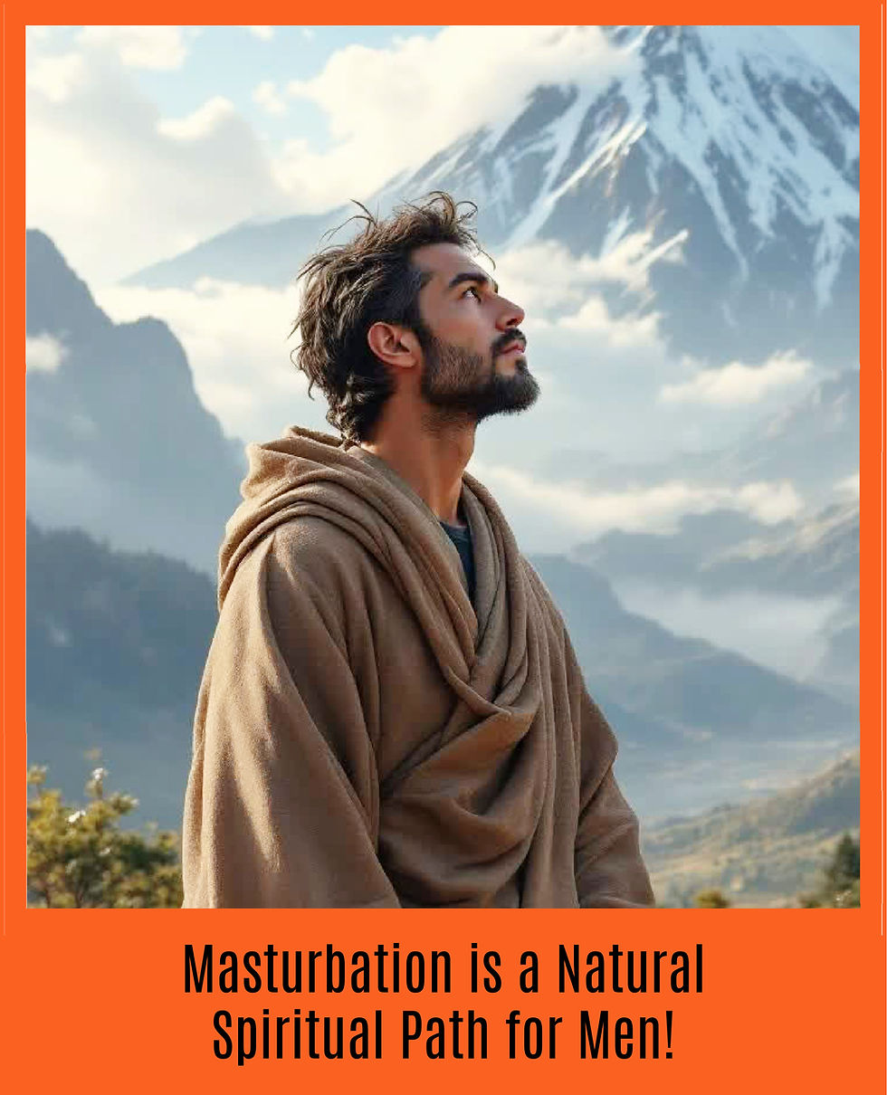 Masturbation is a Natural Spiritual Path for Men!
