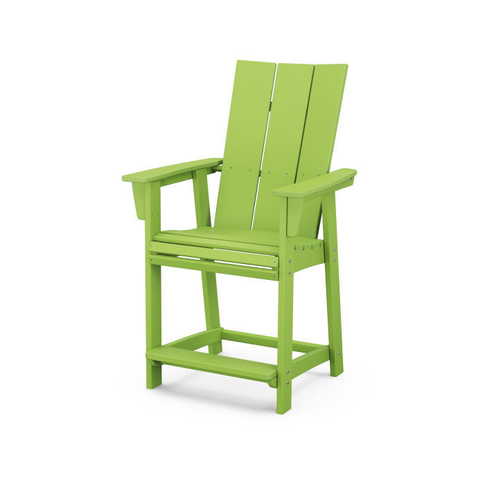 Thumbnail: Modern Curveback Adirondack Counter Chair ( Variety of Colors Availabl