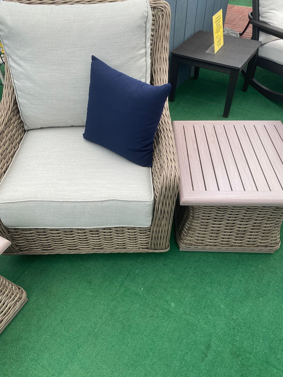 Thumbnail: 5 Piece Wicker Seating Group ( CONTACT FOR PRICING )
