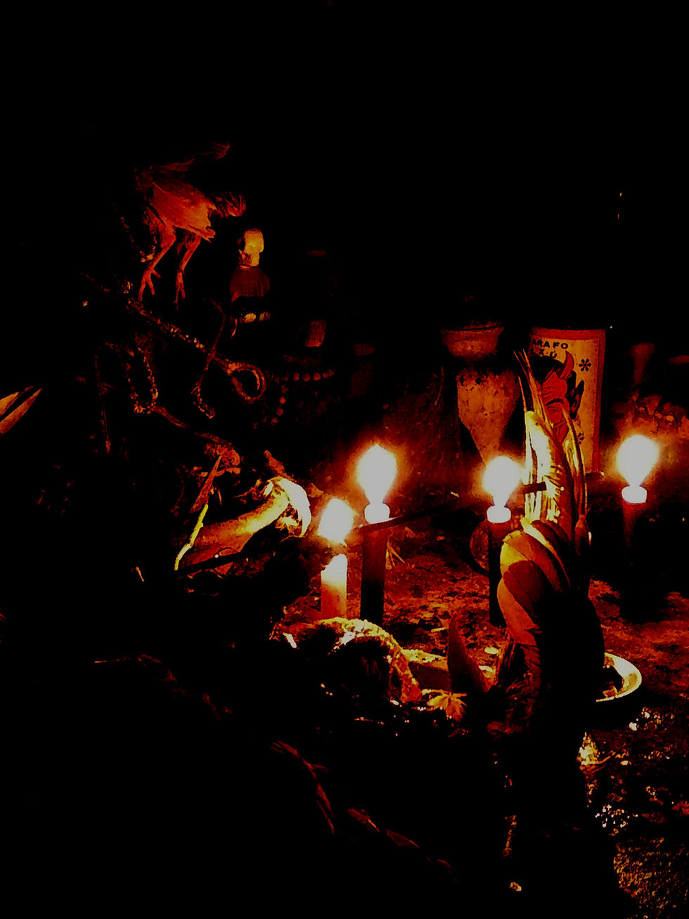 Quimbanda Despacho (Sacrifice/Feeding)