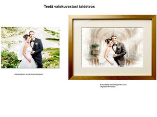 Teetä omasta kuvastasi taideteos