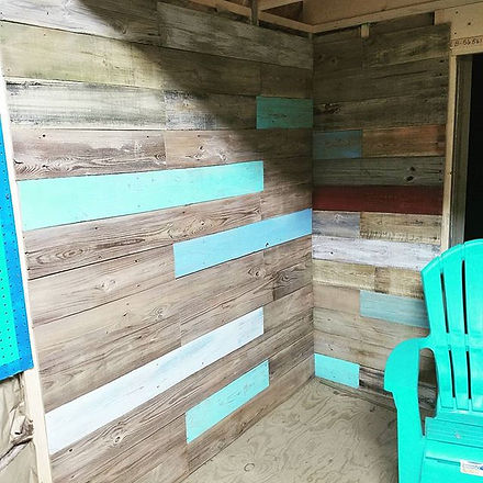 She shed walls in progress. #nottooshabb