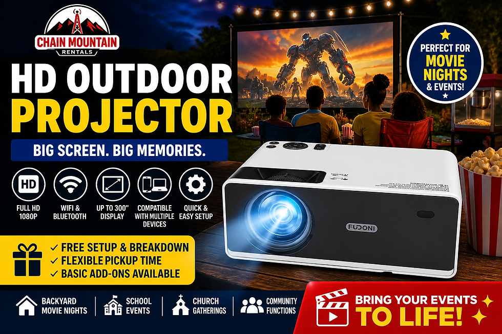 Thumbnail: Projector - HD (WiFi & Bluetooth)