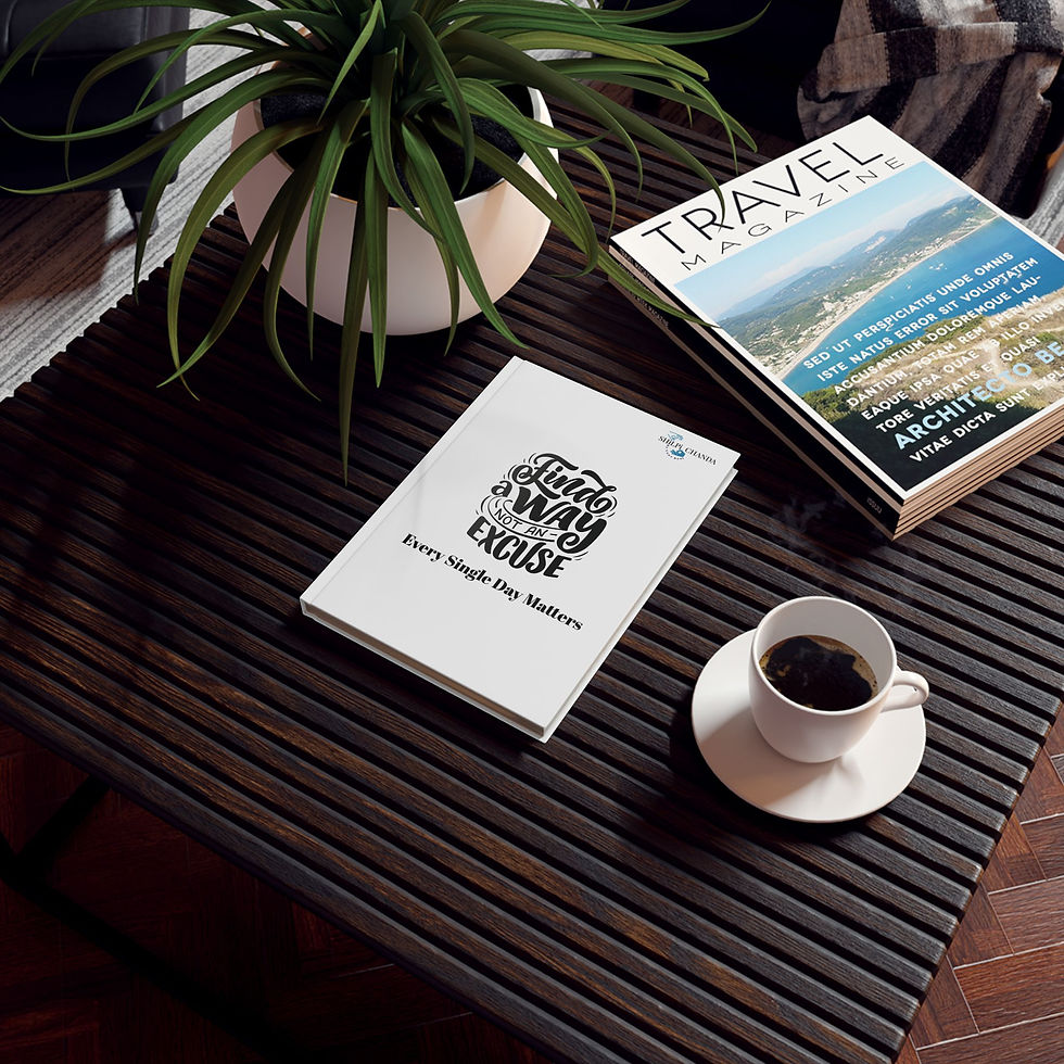 Thumbnail: Find A Way Not An Excuse - Hard Backed Journal