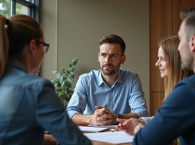 Meeting mit Entscheidungs-Radar
