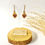 Miniature : boucles d'oreilles coeur doré