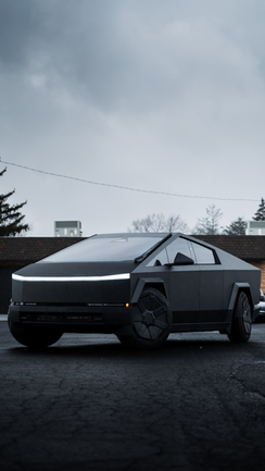 Tesla Cybertruck with car ceramic window tint in Dayton Cincinnati