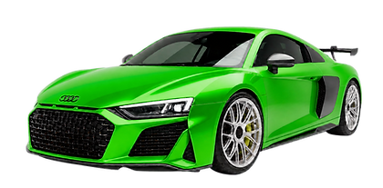 Green Audi R8 with car ceramic window tint Dayton Cincinnati
