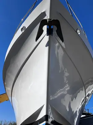 Marine aircraft wraps Dayton Cincinnati on boat bow