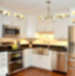 White Black Modern Home Kitchen Remodel Design