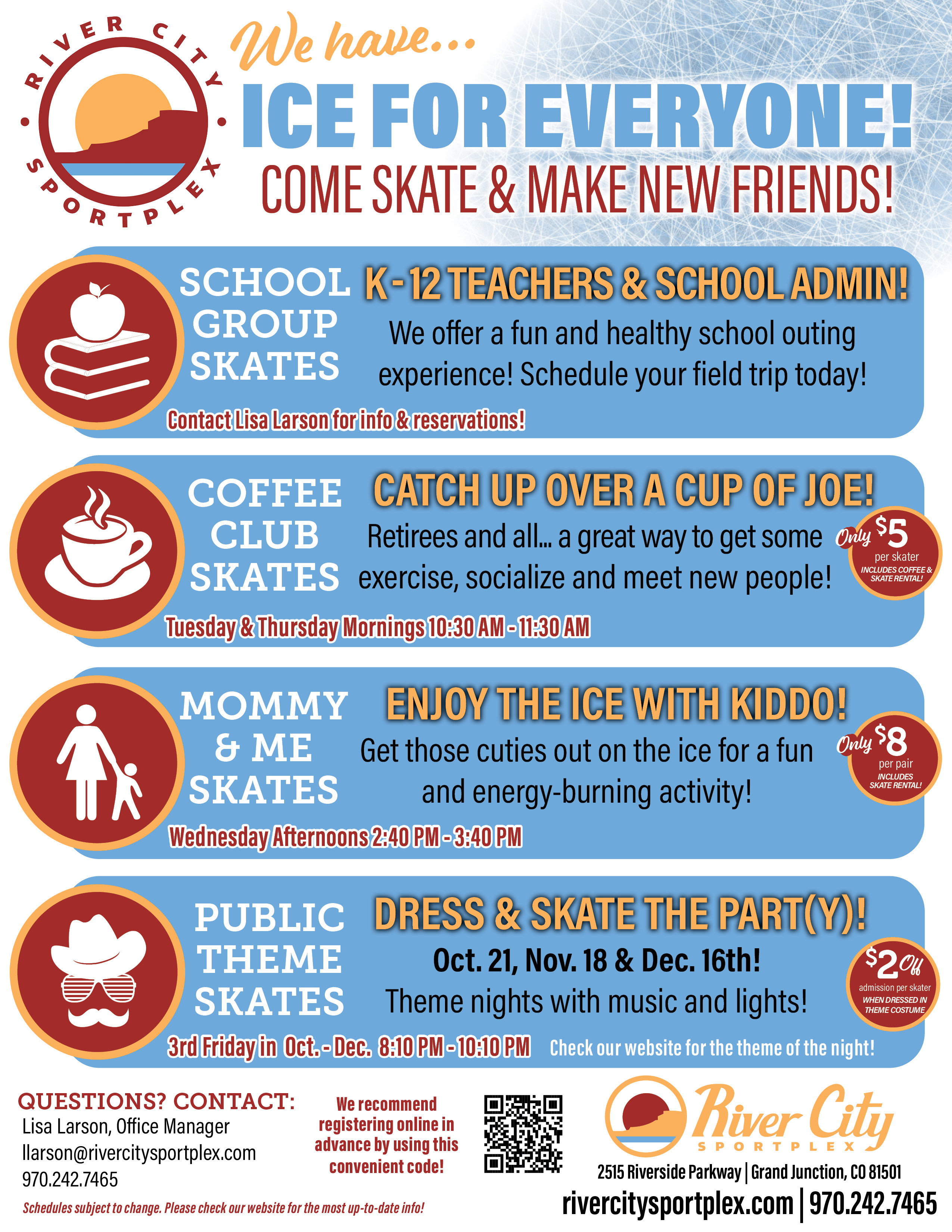 River City Sportplex Ice Arena Grand Junction