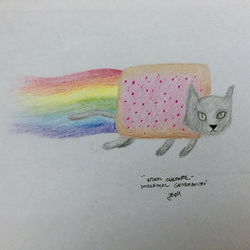 _Visual Culture, Millennial Generation.jpg_ Colored pencil on stock