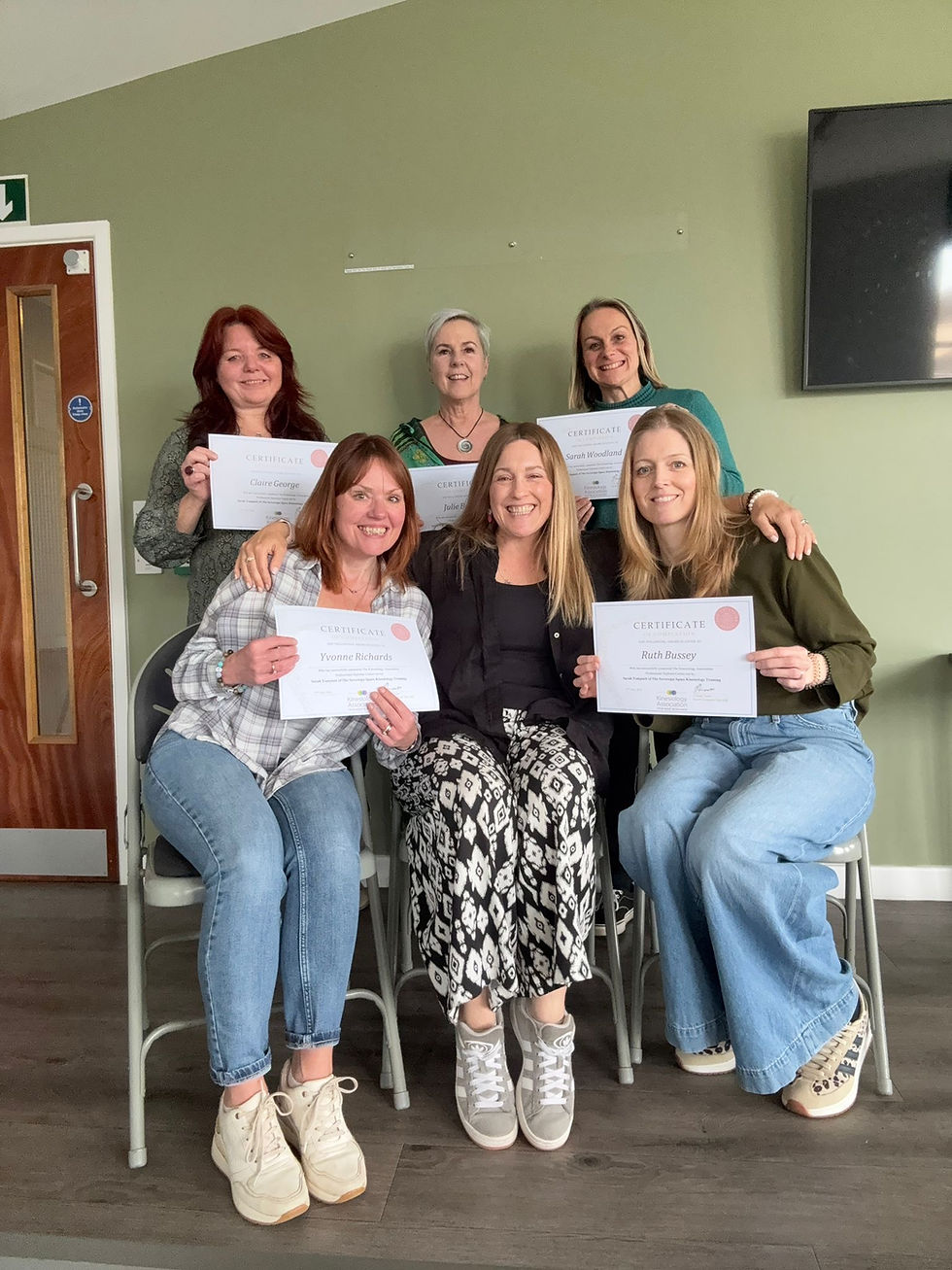 ā¤ļøMe and the Lovely ladies I have had the honour of travelling with on the journey through our Diploma Course. The highest qualification in Kinesiologyā¦