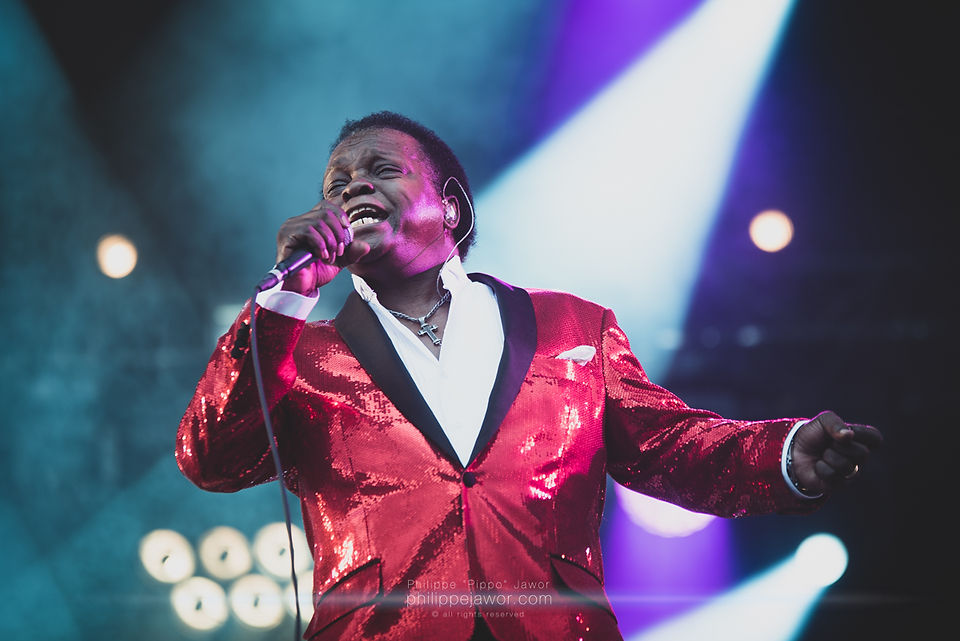 The American soul artist Lee Fields and his band The Expression, live at Vieilles Charrues festival, Carhaix-Plouguer, France, July 2018.

© Philippe "Pippo" Jawor
All rights reserved.