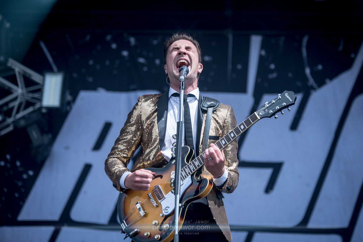 The Swedish rock band Royal Republic, live at Downloand Festival France, June 2018.

© Philippe "Pippo" Jawor
All rights reserved.