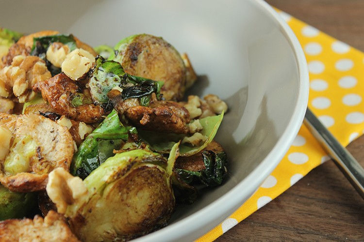 Balsamic Chicken and Brussel Sprouts