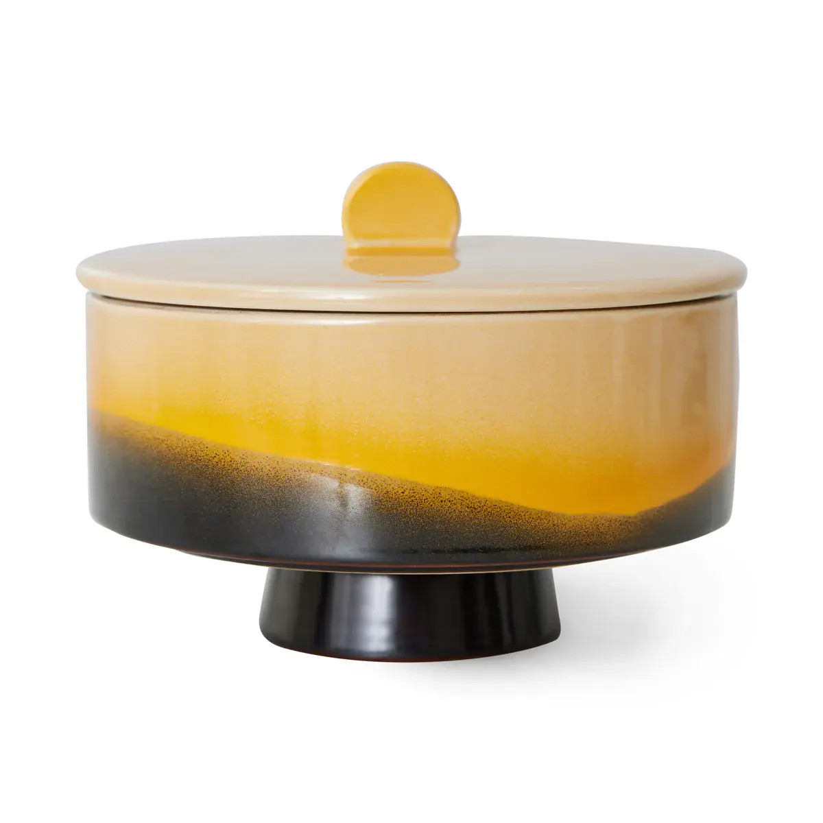 Porta caramelle con coperchio in ceramica 70