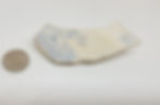 Thumbnail: Blue and white sea pottery brooch 
