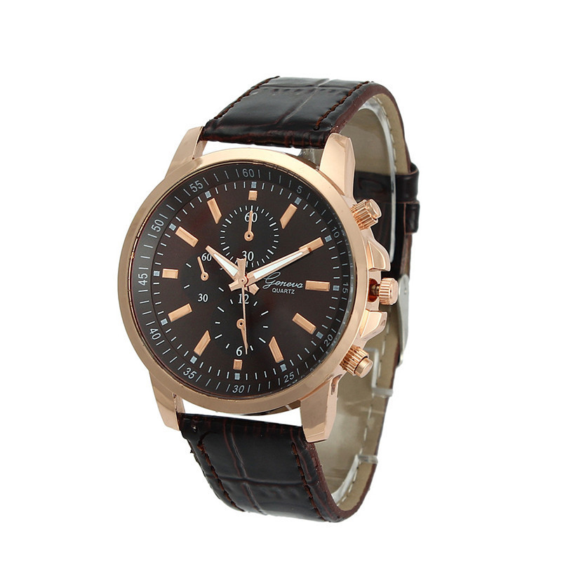 Thumbnail: Casual Faux Leather Quartz Unisex