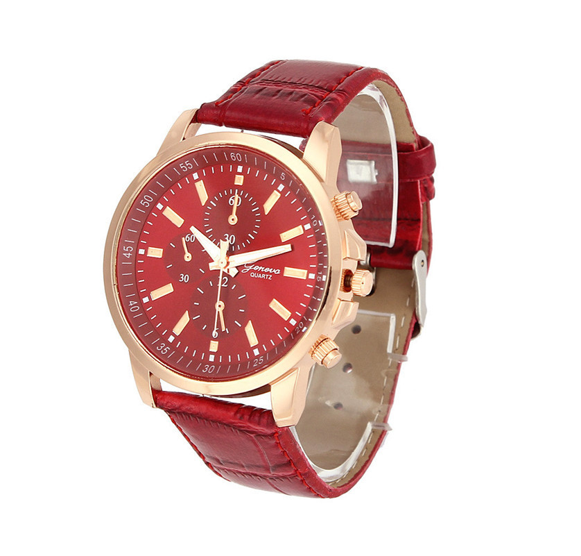 Thumbnail: Casual Faux Leather Quartz Unisex