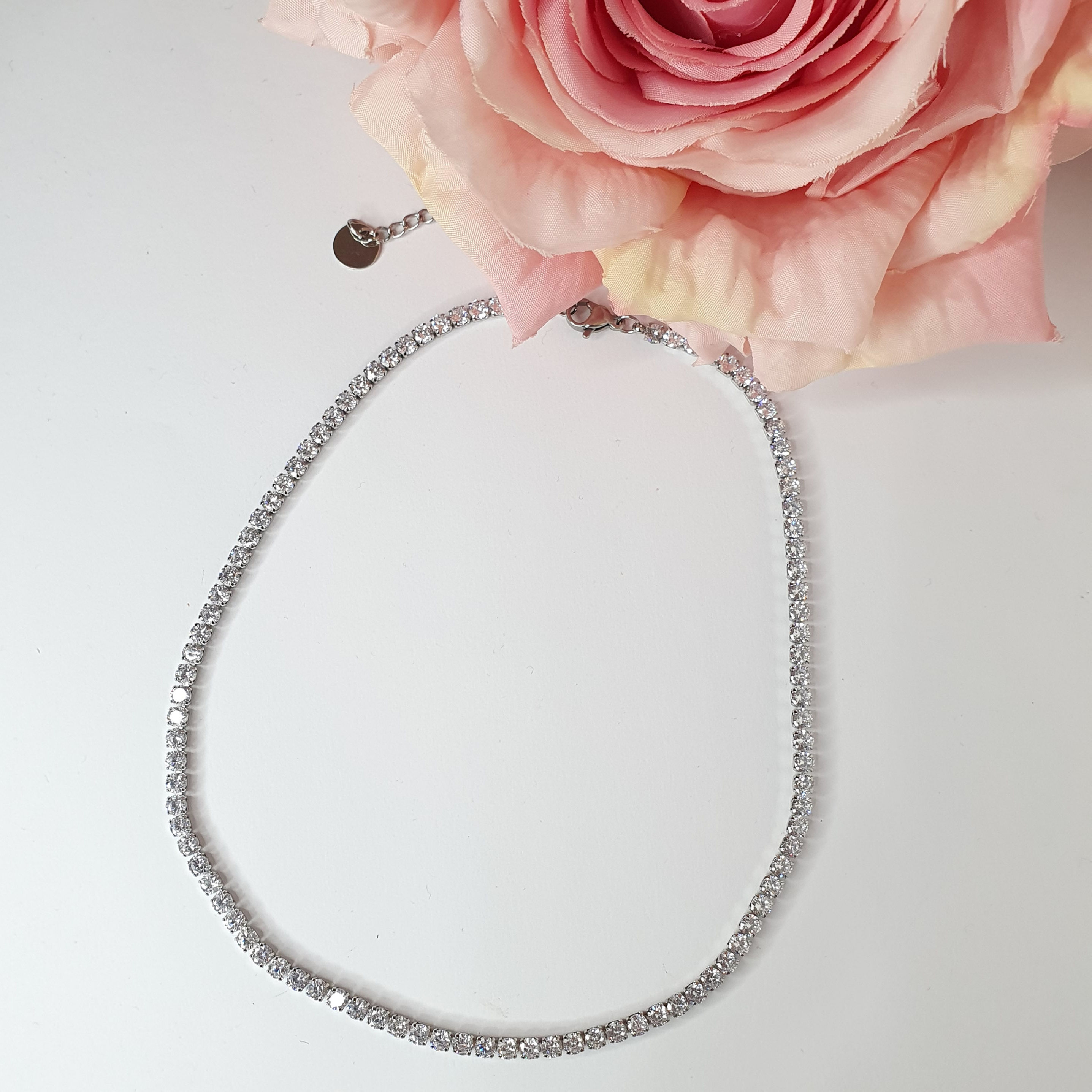 Collana Choker tennis