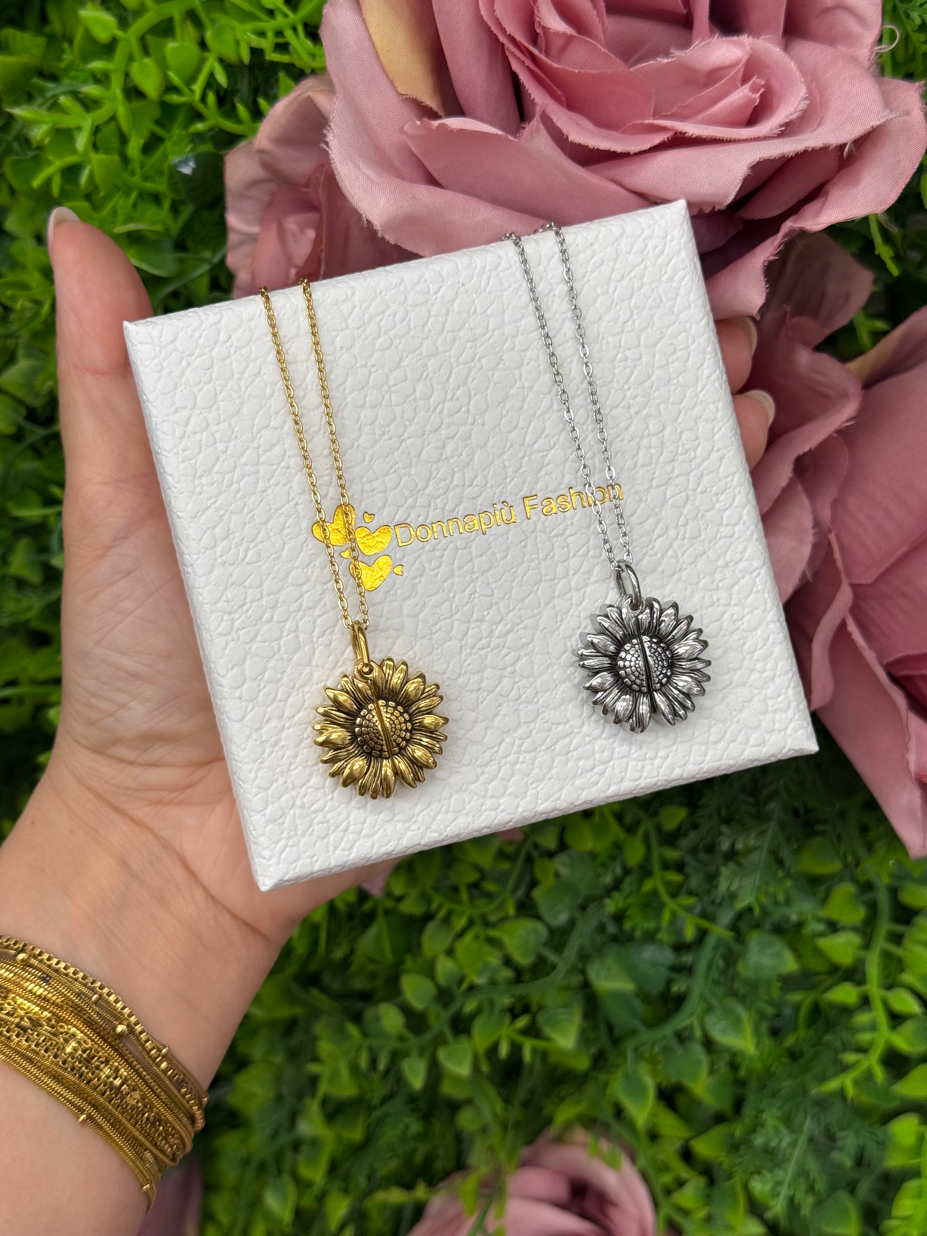 Collana girasole 