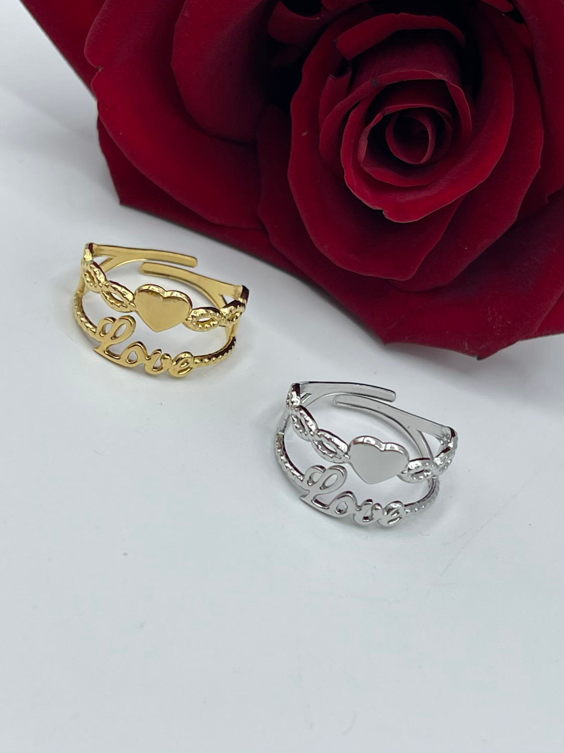 Anello Regolabile Love