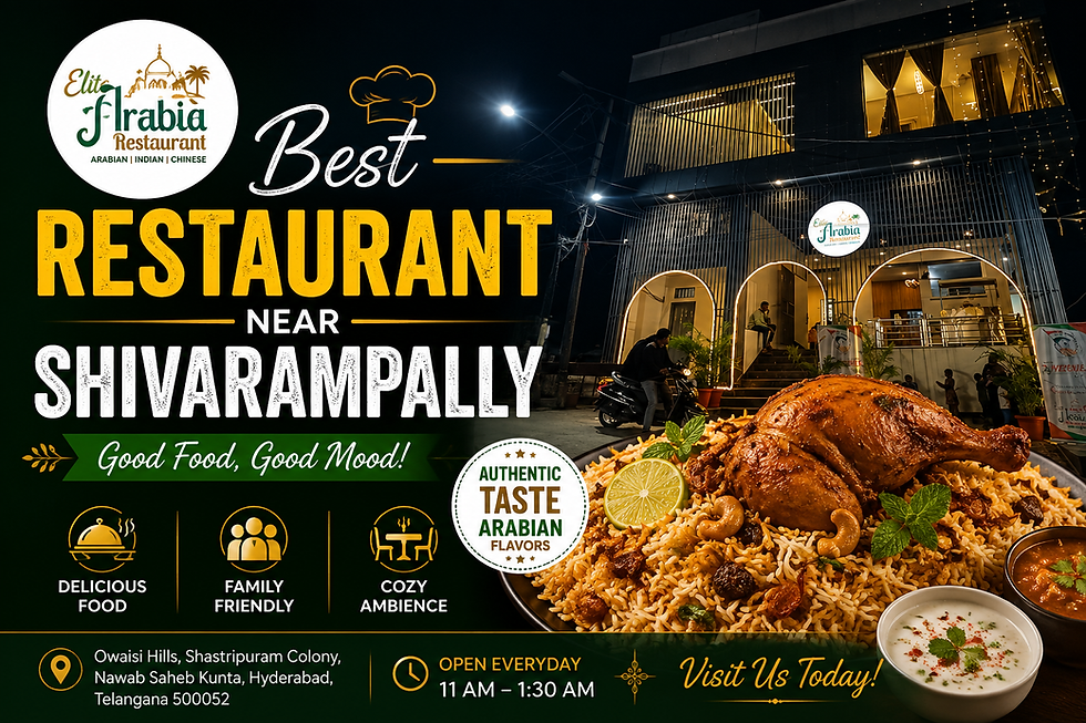 Best restaurant near Shivarampalli