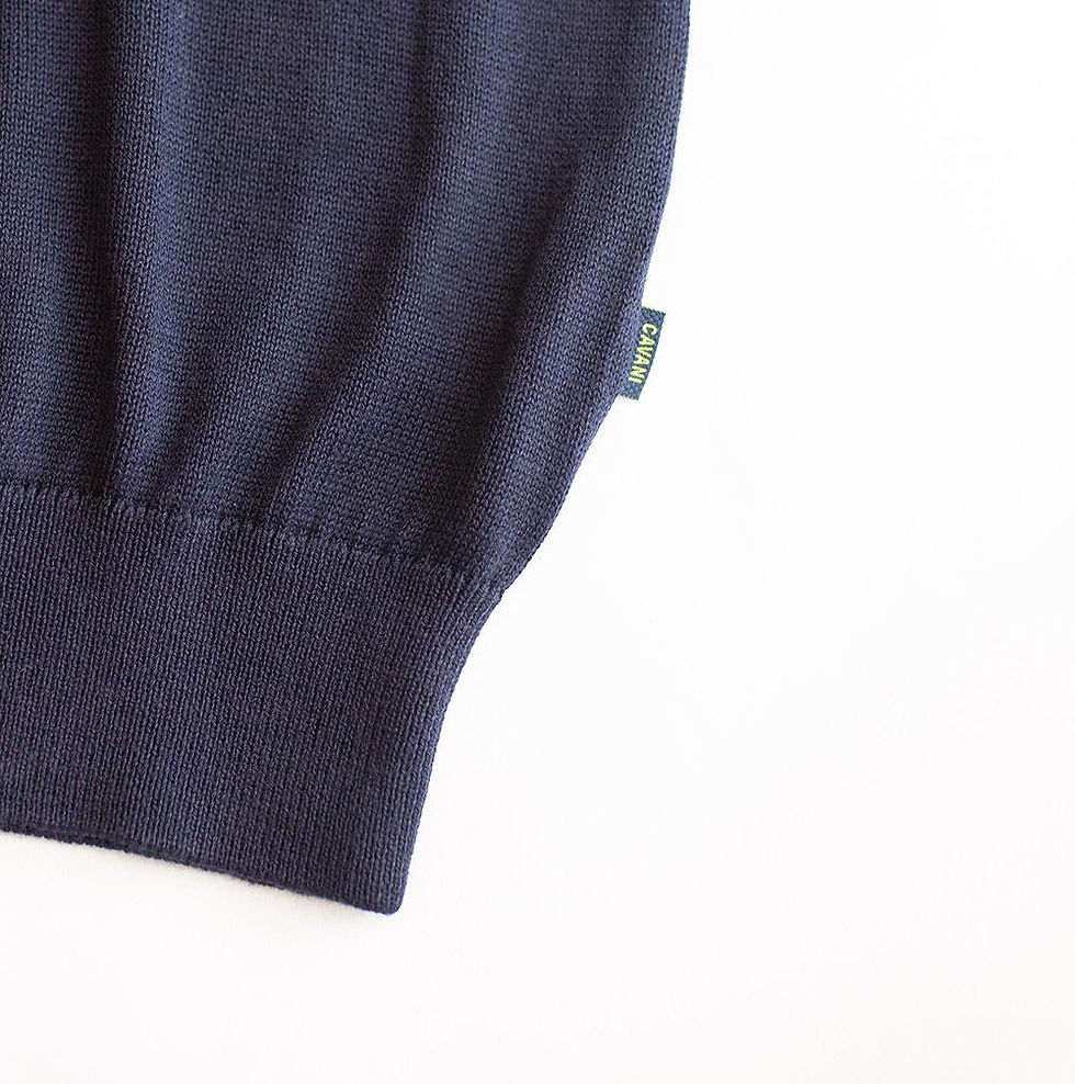 Thumbnail: Cavani Navy Crewneck Jumper