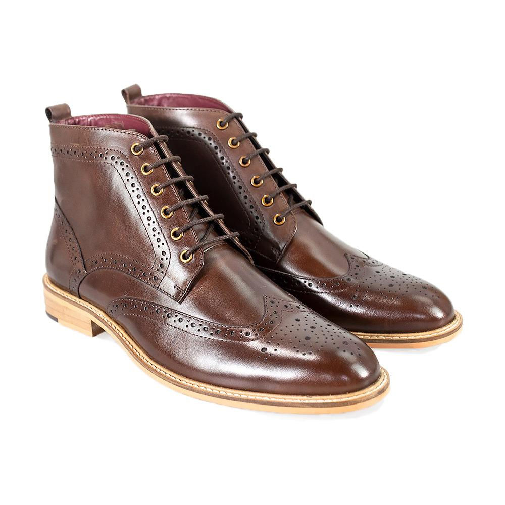 Holmes Brown Lace Up Boot
