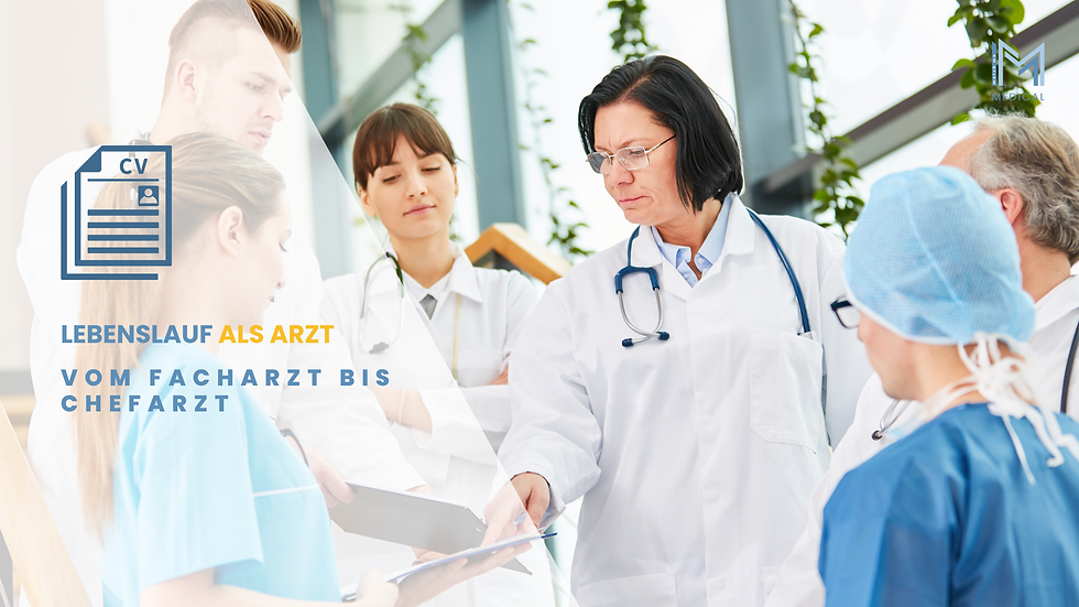 Lebenslauf als Arzt-Lebenslauf Facharzt-Lebenslauf Oberarzt