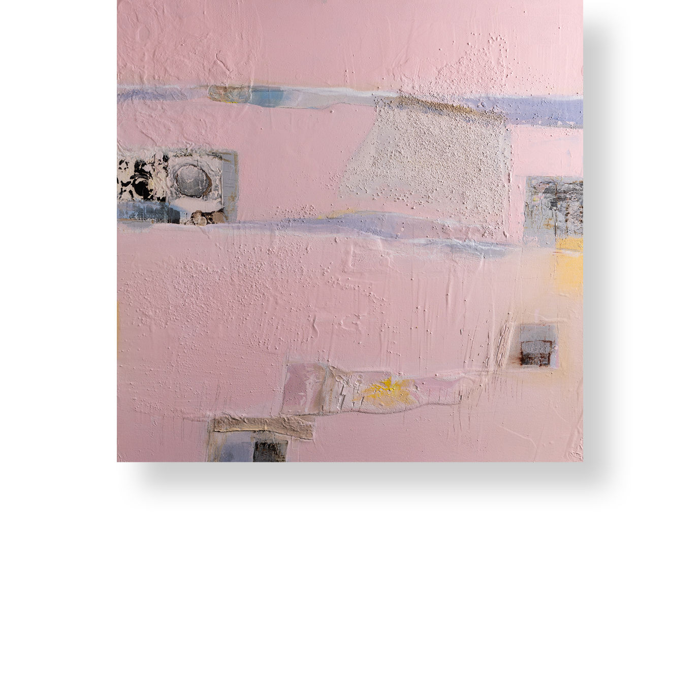 SOMMERTAGE IN FARBE / Mischtechnik / 80 × 80 cm