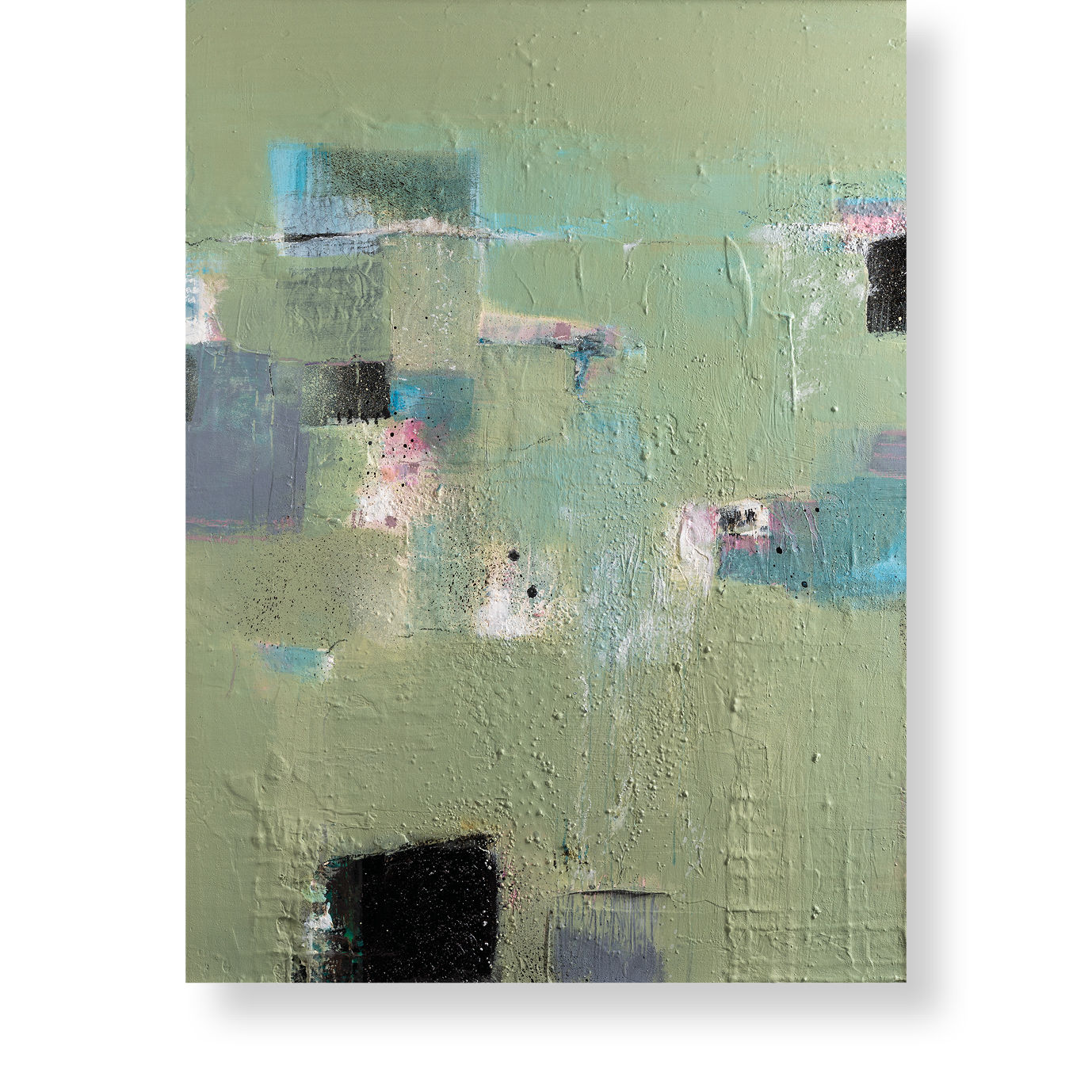 GEDANKENFROH / Mischtechnik auf Leinwand / 60 x 80 cm
